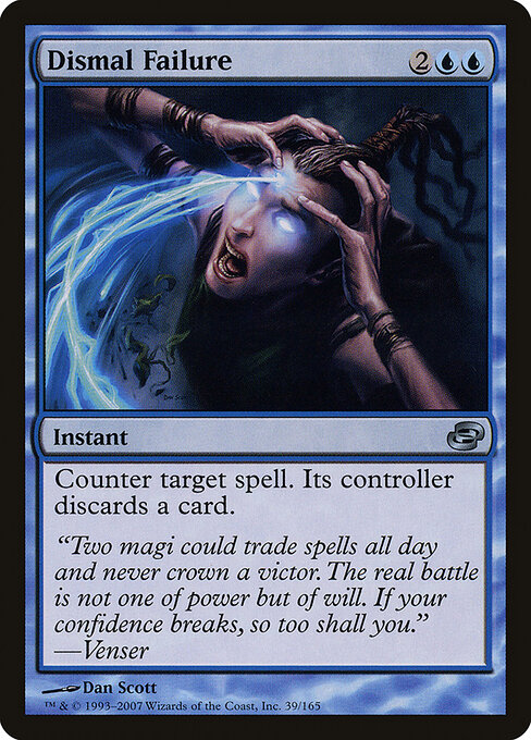 Fracasso Funesto (Dismal Failure) - Planar Chaos (#39) - Illustrated by Dan Murayama Scott - Magic: The Gathering Card