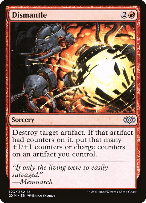 Dismantle - Double Masters Magic card