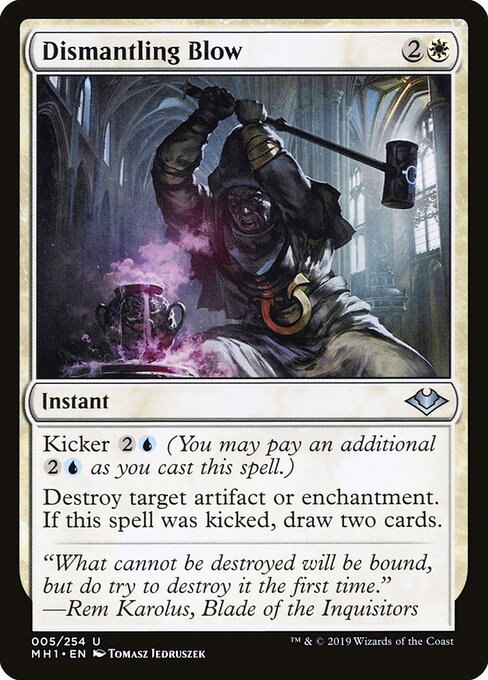 Dismantling Blow - Modern Horizons Magic card