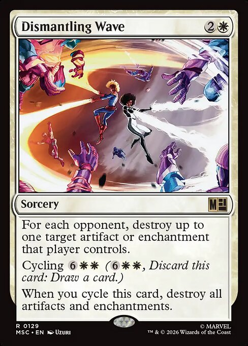 Dismantling Wave - Marvel Super Heroes Commander Magic card