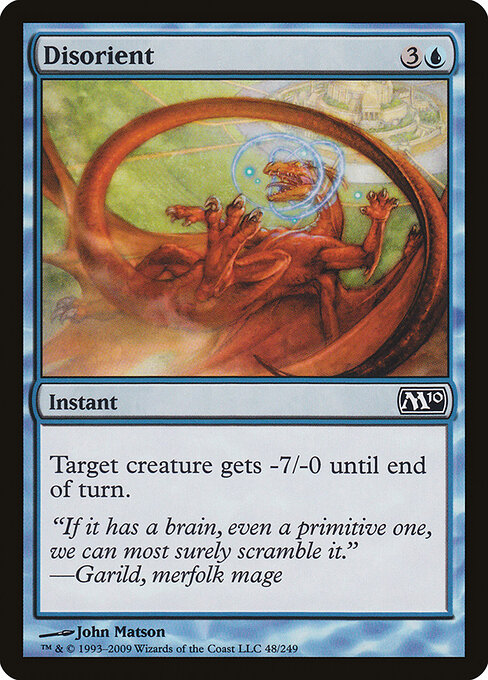 Disorient - Magic 2010 Magic card