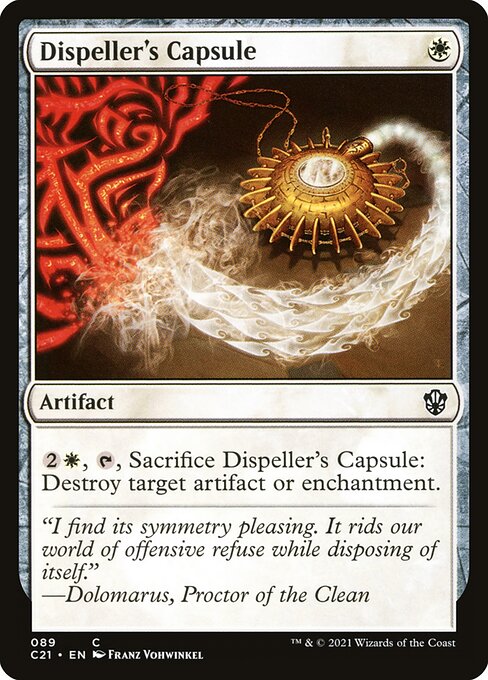 Dispeller's Capsule - Commander 2021 Magic card