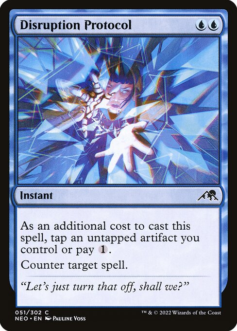 Disruption Protocol - Kamigawa: Neon Dynasty Magic card