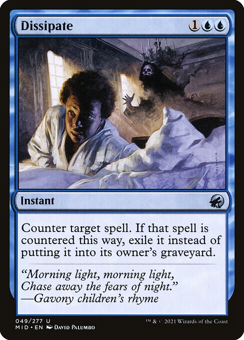 Dissipate - Innistrad: Midnight Hunt Magic card