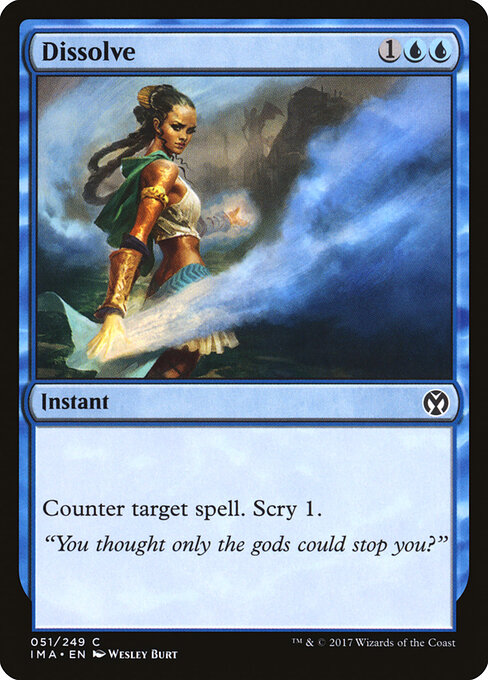 Dissolve - Iconic Masters Magic card