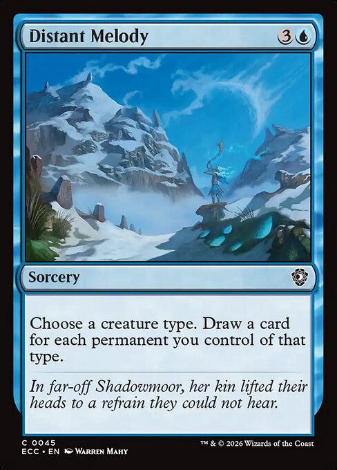 Distant Melody - Lorwyn Eclipsed Commander Magic card