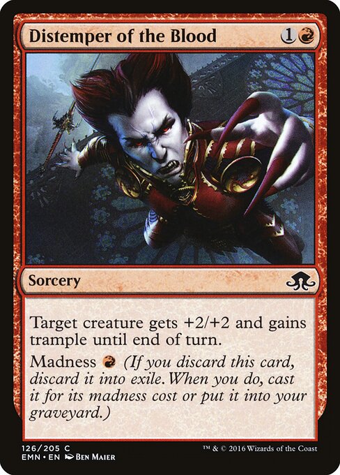 Distemper of the Blood - Eldritch Moon Magic card