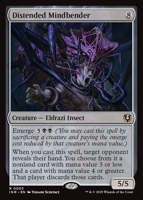 Distended Mindbender - Innistrad Remastered Magic card