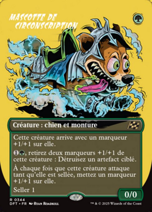 Mascotte de circonscription (District Mascot) - Aetherdrift (#344) - Illustrated by Ryan Roadkill - Magic: The Gathering Card
