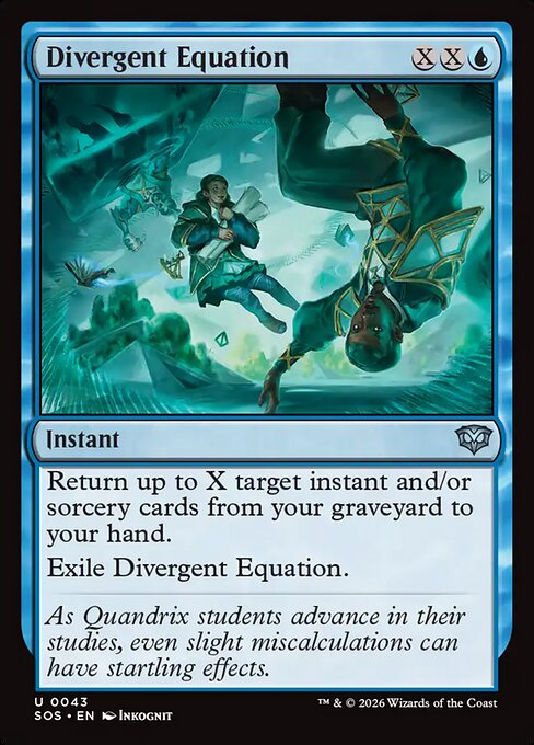 Divergent Equation - Secrets of Strixhaven Magic card