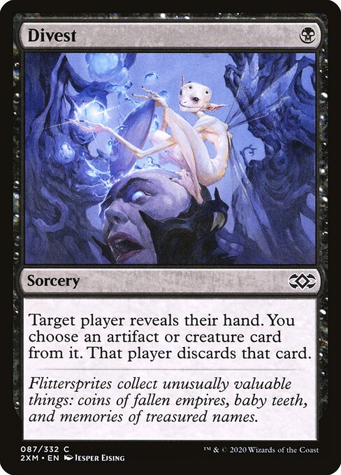 Divest - Double Masters Magic card