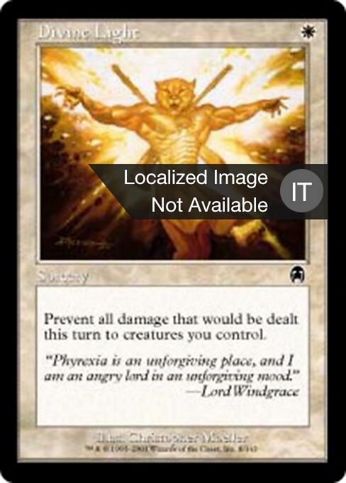 Divine Light - Apocalypse (#8) - Illustrated by Christopher Moeller - Magic: The Gathering Card