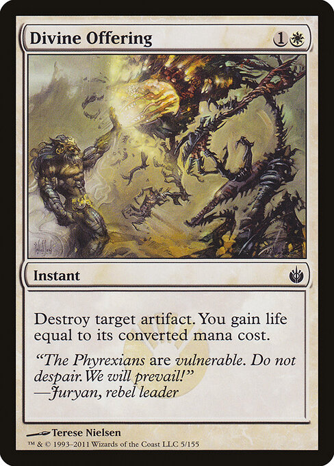 Divine Offering - Mirrodin Besieged Magic card