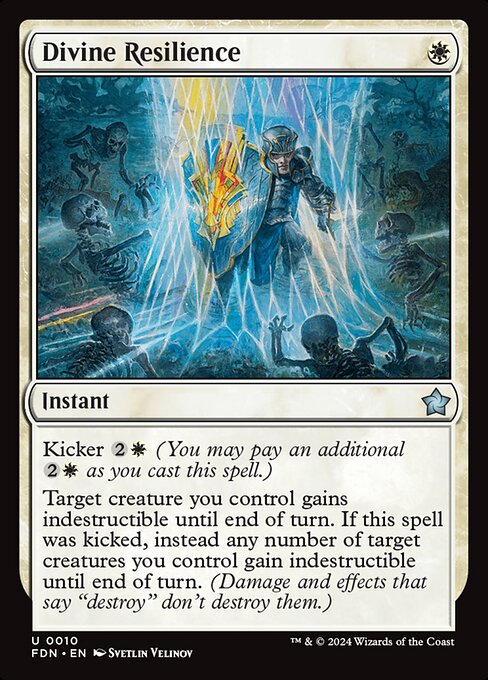Divine Resilience - Foundations Magic card