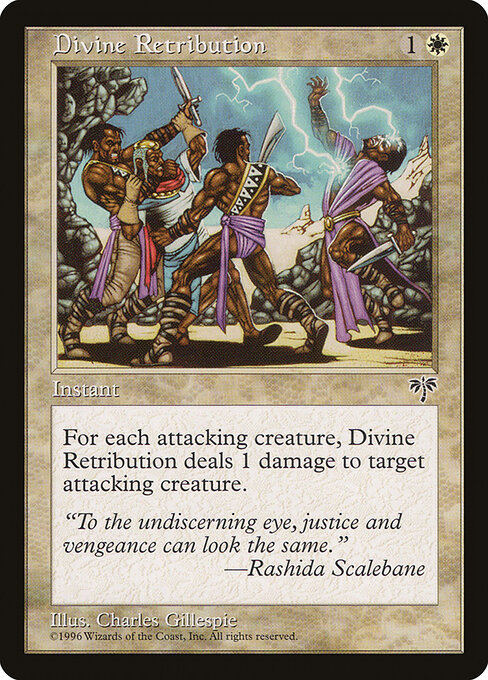 Divine Retribution - Mirage Magic card