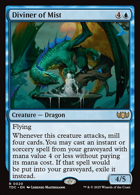 Diviner of Mist - Tarkir: Dragonstorm Commander Magic card