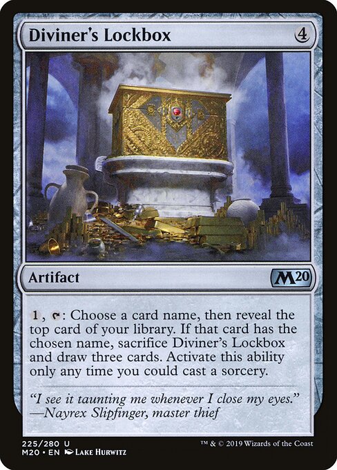 Diviner's Lockbox - Core Set 2020 Magic card