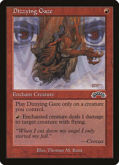 Dizzying Gaze - Exodus Magic card