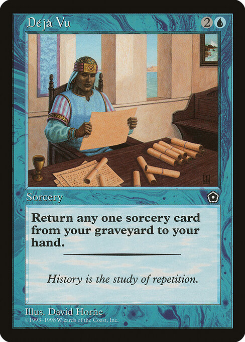 Déjà Vu - Portal Second Age Magic card