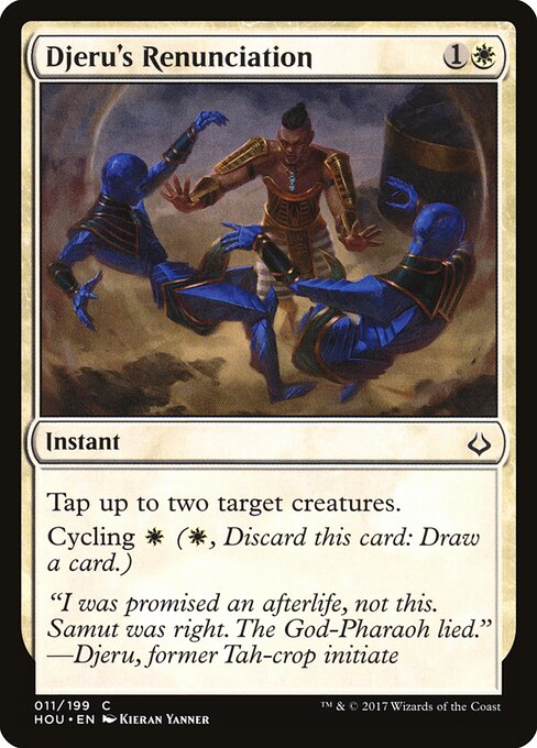Djeru's Renunciation - Hour of Devastation Magic card