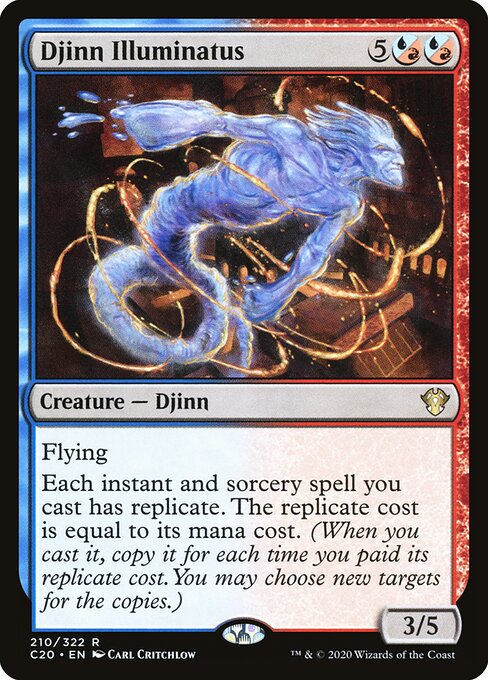 Djinn Illuminatus - Commander 2020 Magic card