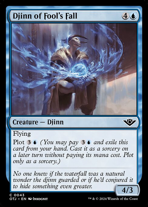 Djinn of Fool's Fall - Outlaws of Thunder Junction Magic card