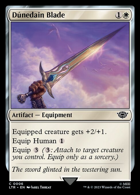 Dúnedain Blade - The Lord of the Rings: Tales of Middle-earth Magic card