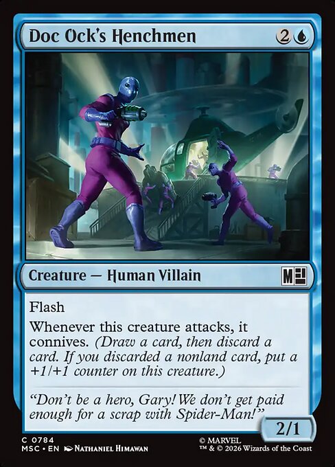 Doc Ock's Henchmen - Marvel Super Heroes Commander Magic card