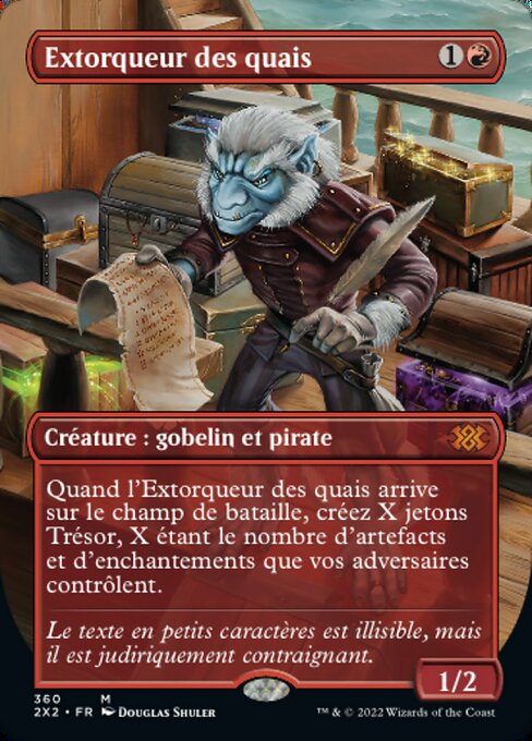 Extorqueur des quais (Dockside Extortionist) - Commander 2019 (#24) - Illustrated by Forrest Imel - Magic: The Gathering Card