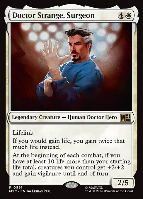 Doctor Strange, Surgeon - Marvel Super Heroes Commander Magic card