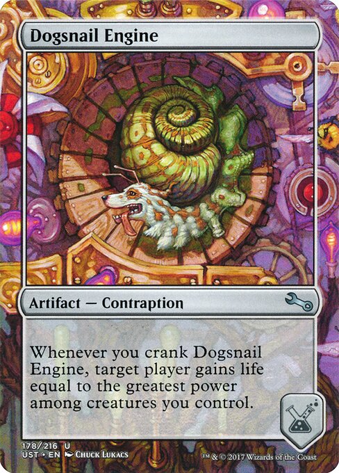 Dogsnail Engine - Unstable (#178) - Illustrated by Chuck Lukacs - Magic: The Gathering Card
