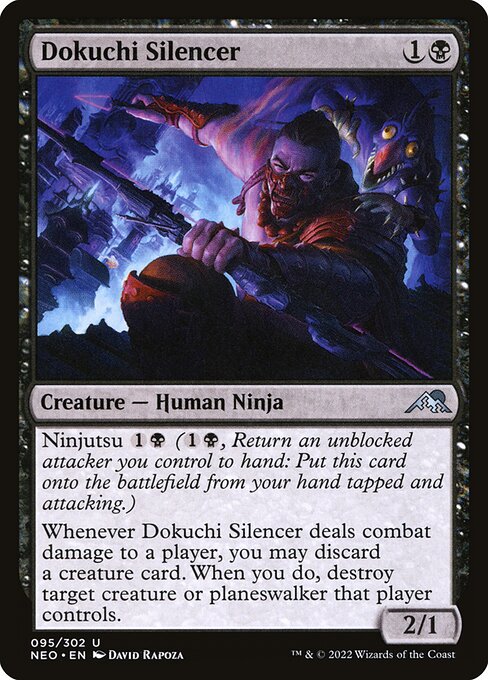 Dokuchi Silencer - Kamigawa: Neon Dynasty Magic card