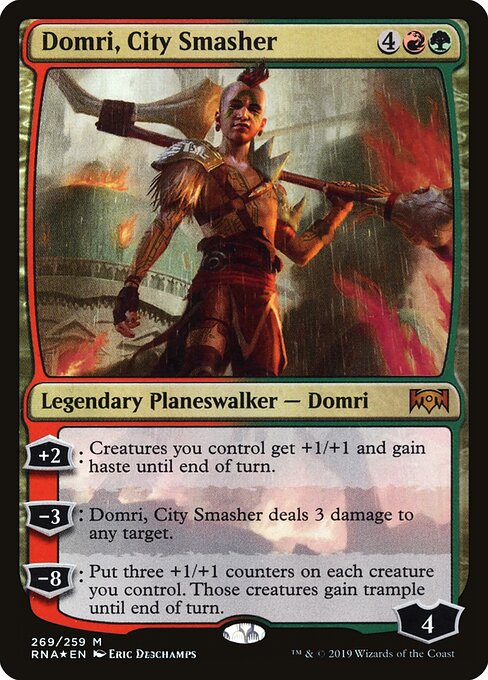Domri, City Smasher - Ravnica Allegiance Magic card