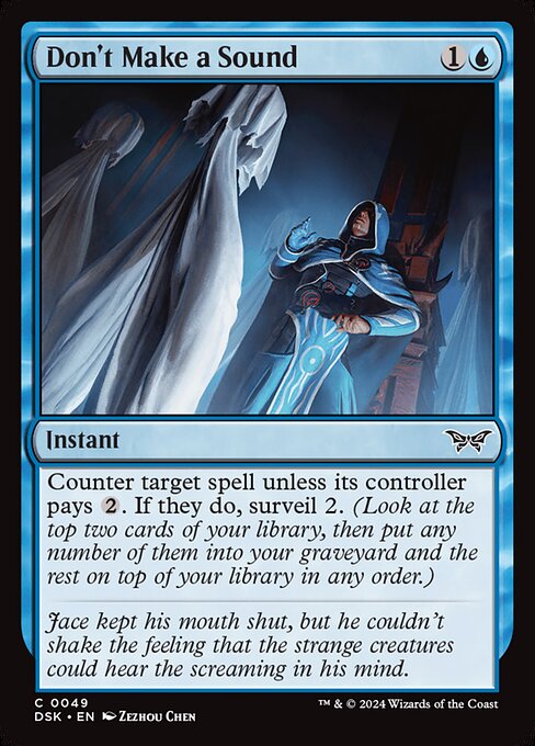 Don't Make a Sound - Duskmourn: House of Horror Magic card