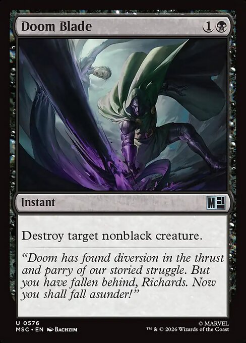 Doom Blade - Marvel Super Heroes Commander Magic card