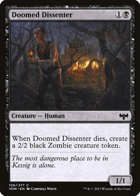 Doomed Dissenter - Innistrad: Crimson Vow Magic card