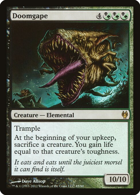 Doomgape - Duel Decks: Izzet vs. Golgari (#65) - Illustrated by Dave Allsop - Magic: The Gathering Card
