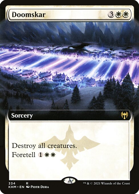 Doomskar - Kaldheim (#334) - Illustrated by Piotr Dura - Magic: The Gathering Card