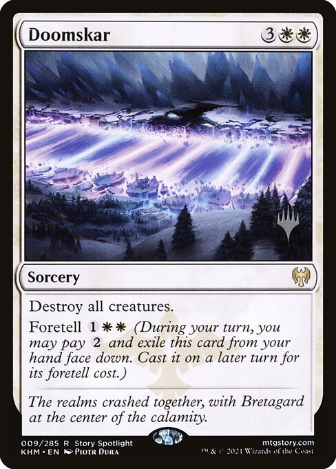 Domeskar (Doomskar) - Kaldheim (#334) - Illustrated by Piotr Dura - Magic: The Gathering Card