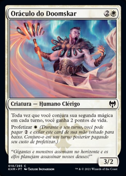 Oracle du domeskar (Doomskar Oracle) - Kaldheim (#10) - Illustrated by Taylor Ingvarsson - Magic: The Gathering Card