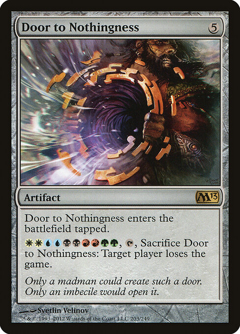 Door to Nothingness - Magic 2013 Magic card