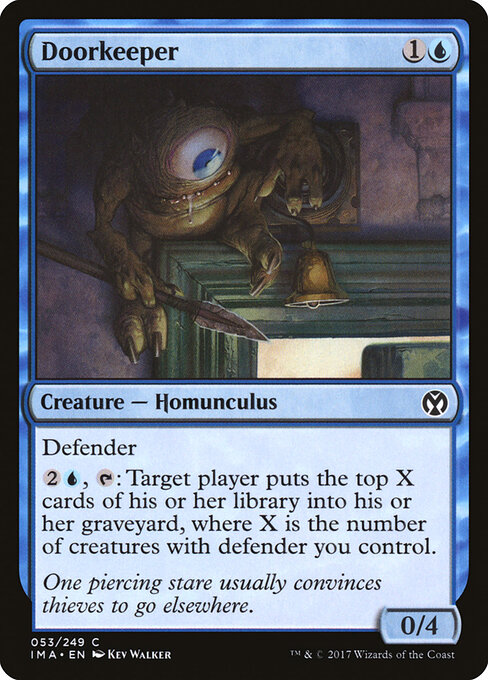Doorkeeper - Iconic Masters (#53) - Illustrated by Kev Walker - Magic: The Gathering Card