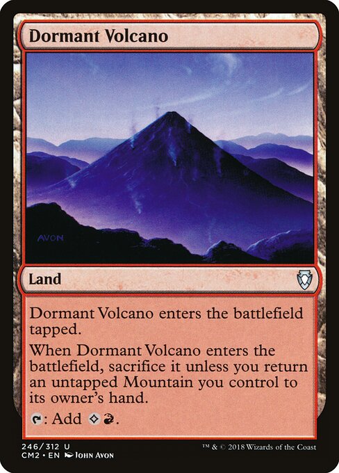 Dormant Volcano - Commander Anthology Volume II Magic card