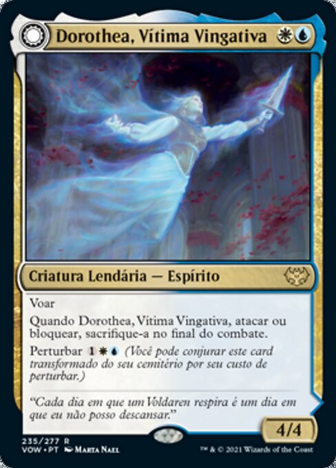 Dorothea, Vengeful Victim // Dorothea's Retribution art by Karmazid