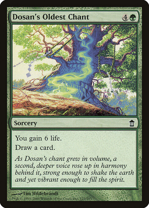 Dosan's Oldest Chant - Saviors of Kamigawa Magic card