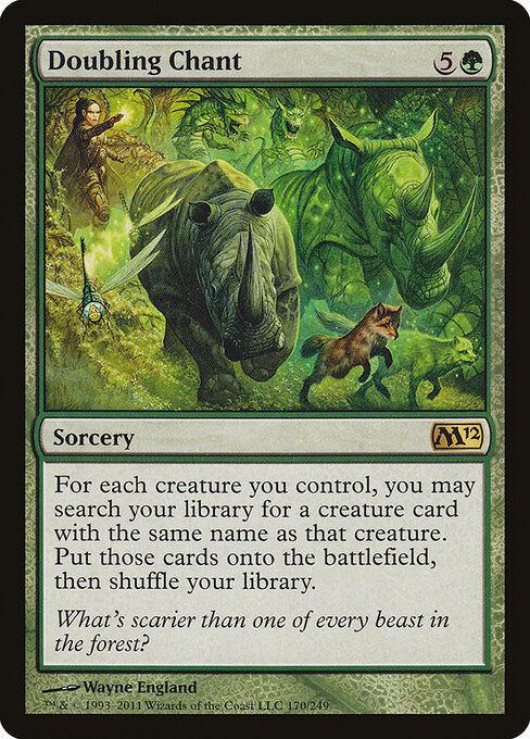 Doubling Chant - Magic 2012 Magic card