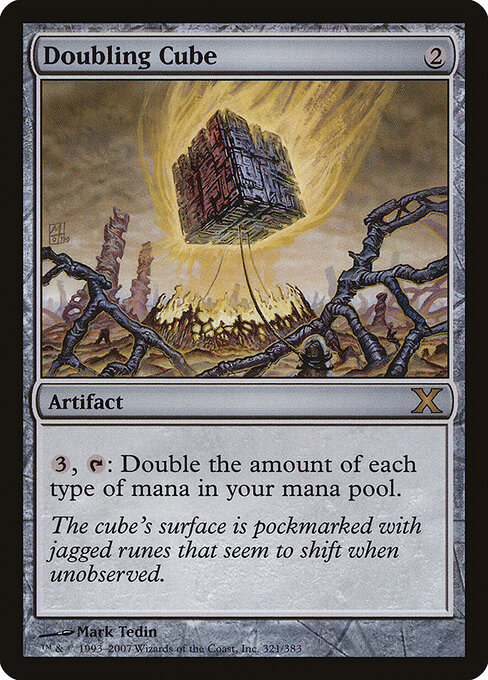 Doubling Cube - Tenth Edition Magic card