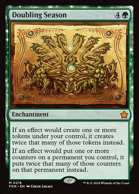Doubling Season - Foundations Magic card