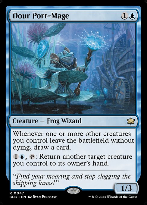 Dour Port-Mage - Bloomburrow Magic card