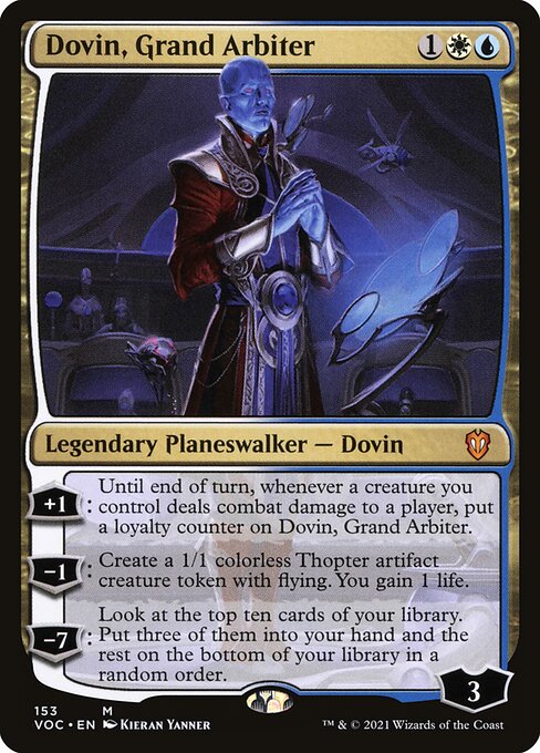 Dovin, Grand Arbiter - Crimson Vow Commander Magic card